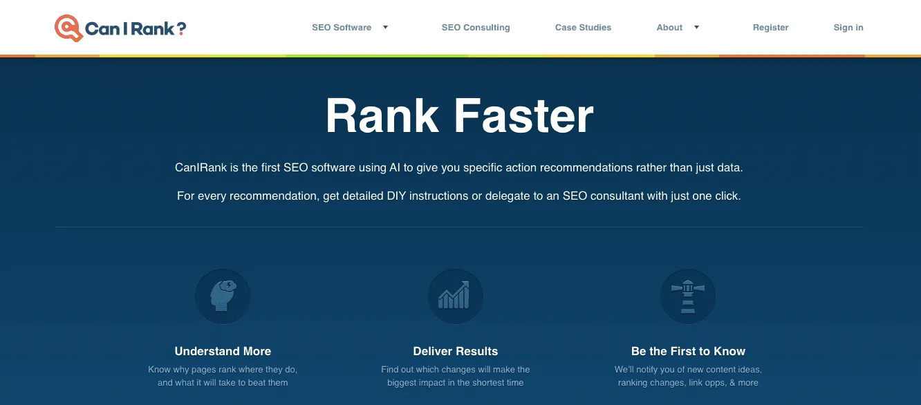 Can I Rank - Actionable SEO insights