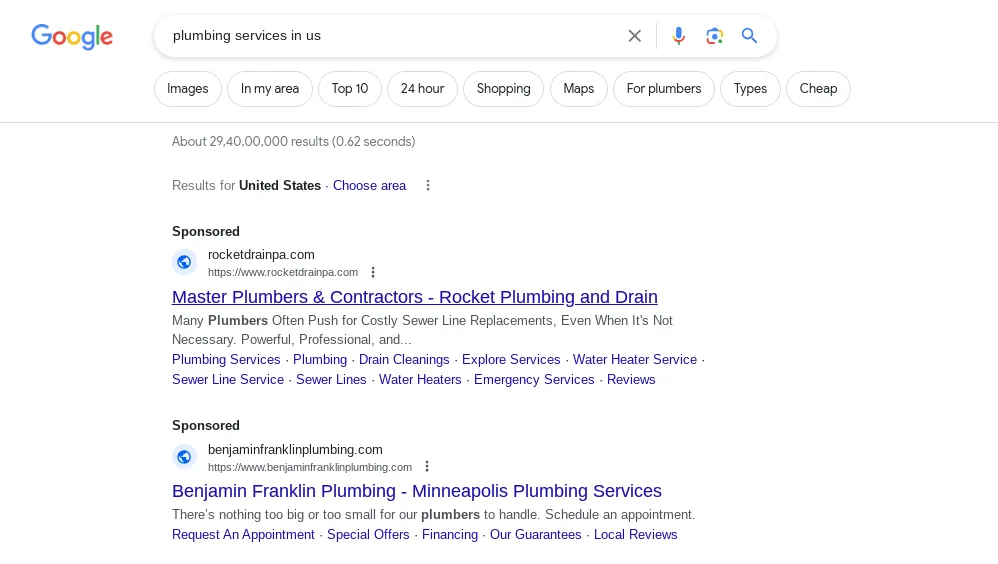 Paid ads on google
