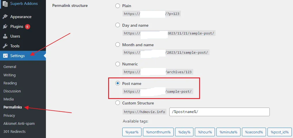 Setting Up Optimal Permalinks on WordPress