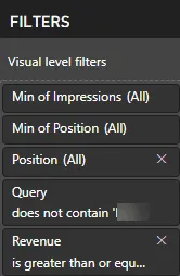 Filters PowerBI