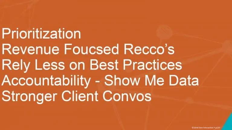 Wil’s company change conversations with clients - main points